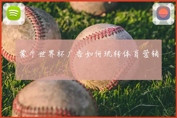 蒙牛世界杯广告如何玩转体育营销