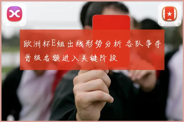欧洲杯E组出线形势分析 各队争夺晋级名额进入关键阶段