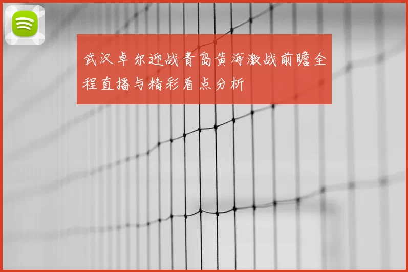 武汉卓尔迎战青岛黄海激战前瞻全程直播与精彩看点分析